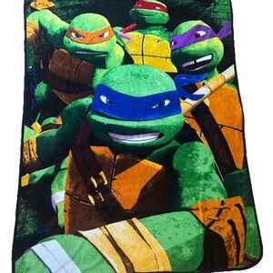 Nickelodeon Teenage Mutant Ninja Turtles Throw Blanket  56 By 44